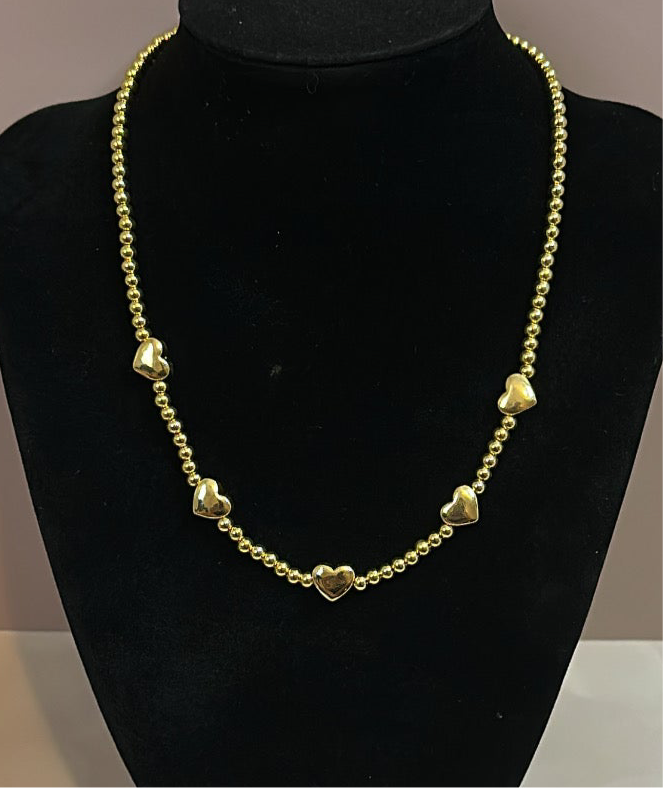 Heart choker Stainless Steel