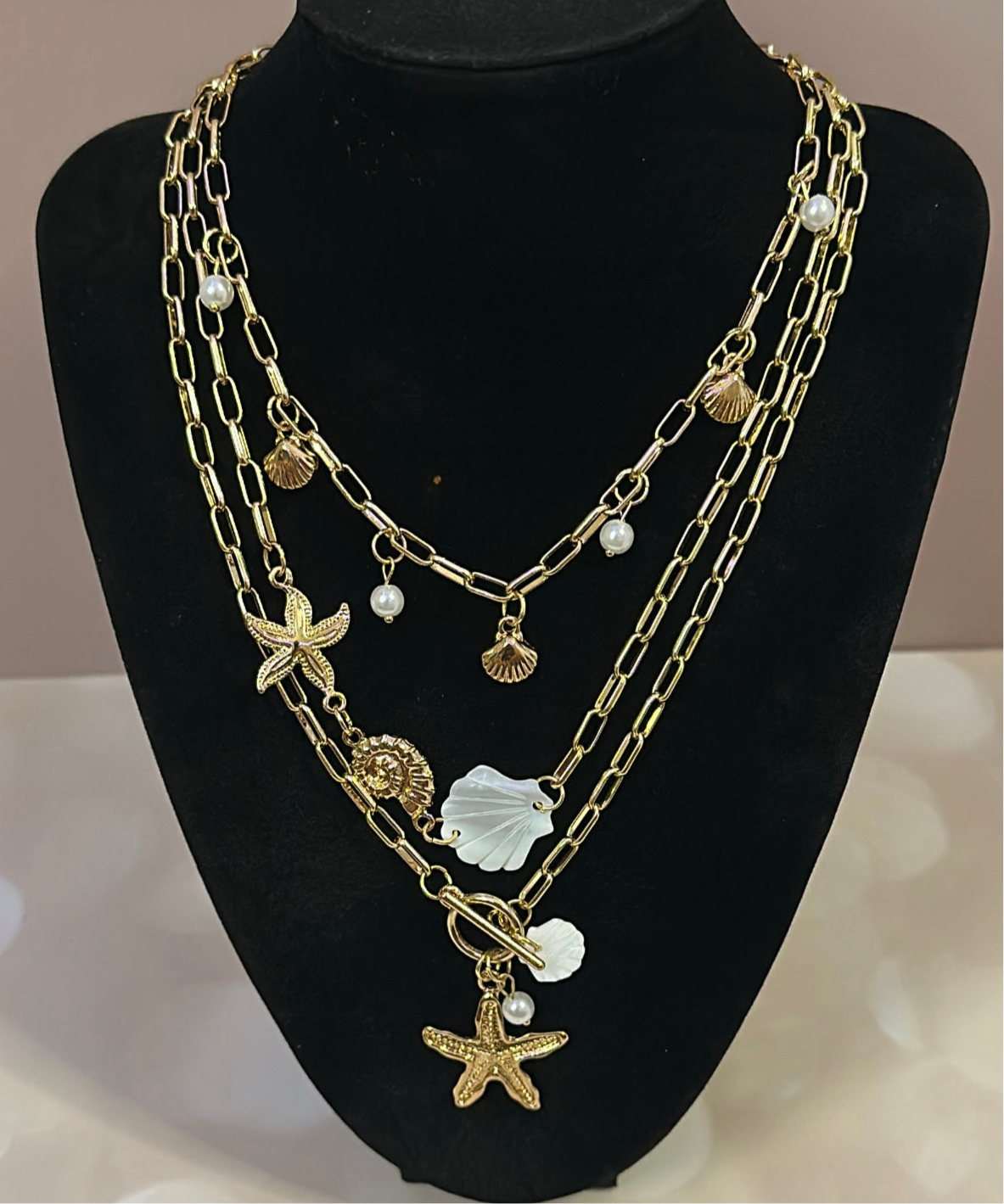Seashells 3 in 1 Neck