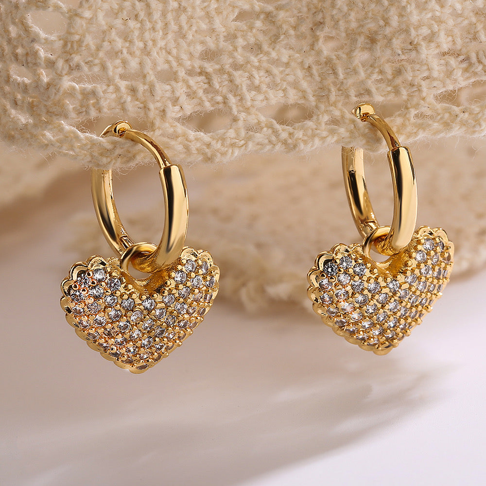 Heart earrings