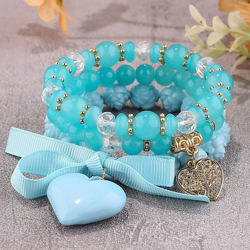 Fashion blue heart