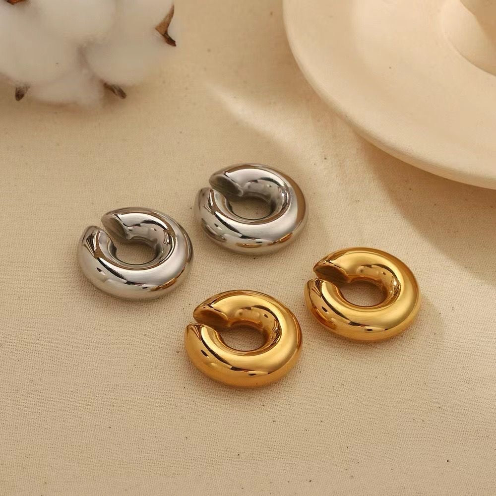 Earcuffs stainless steel (pair)