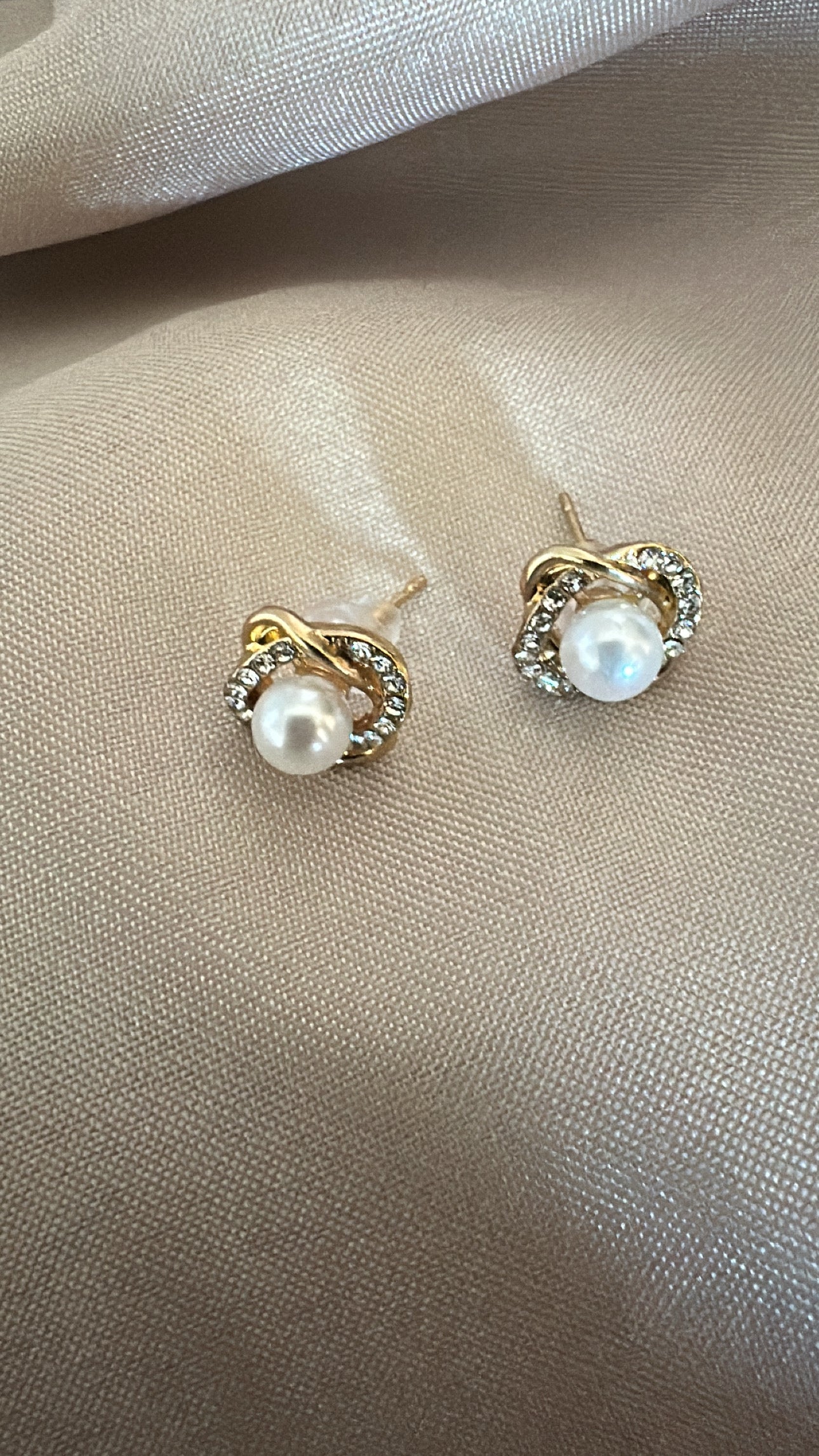 Pearl earrings 925 silver