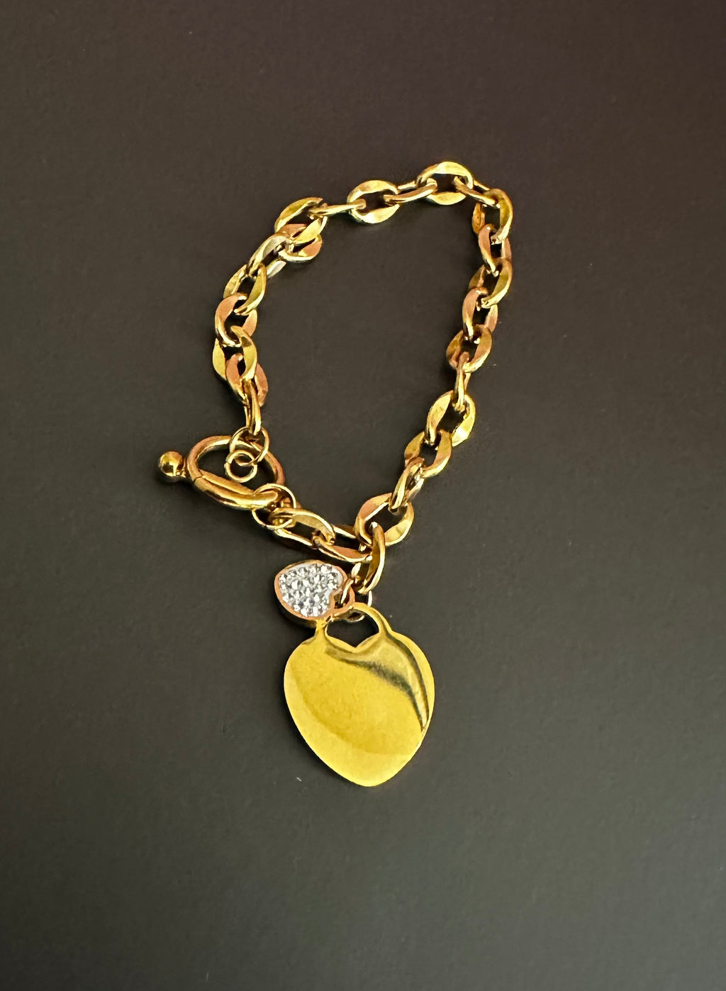 2 hearts bracelet