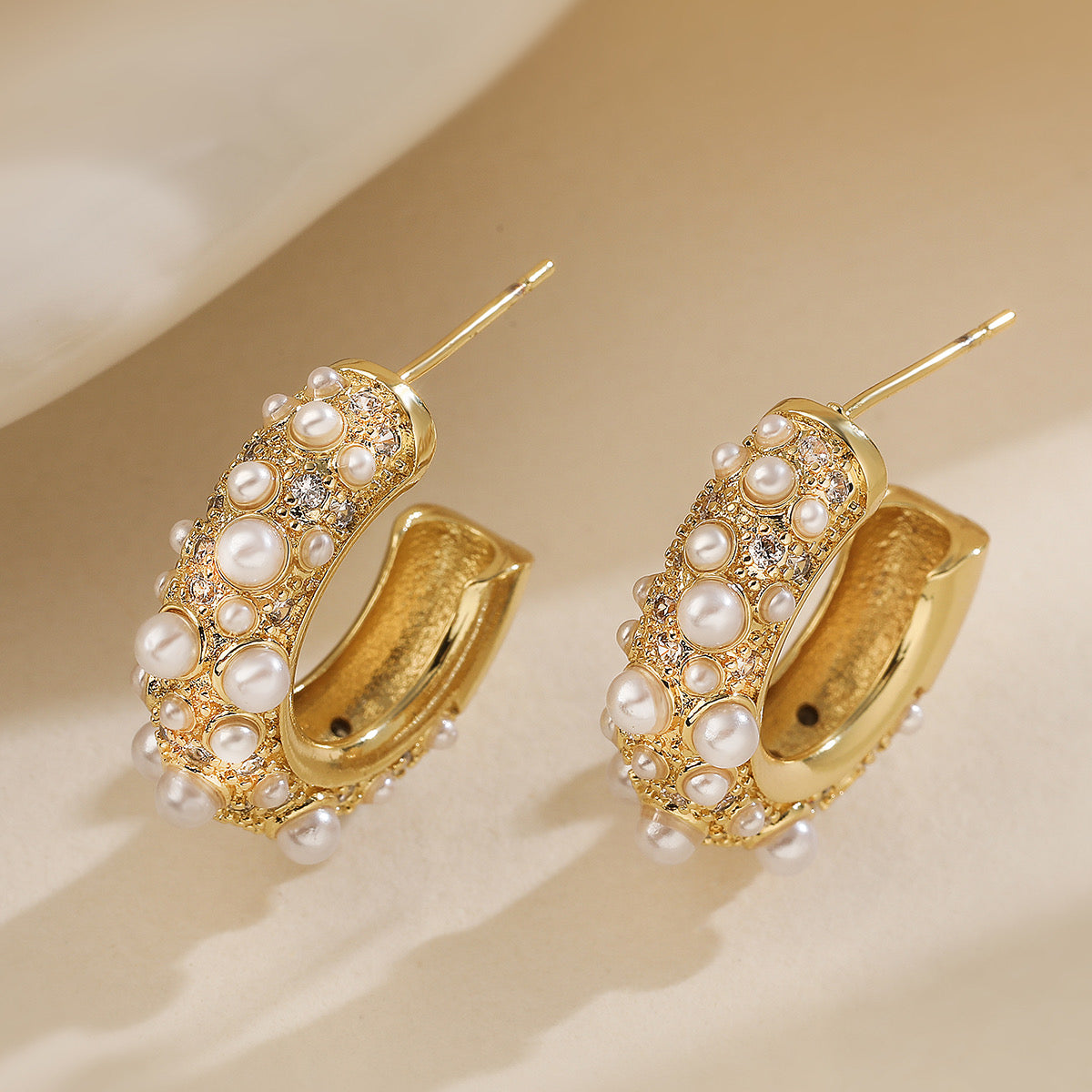 Pearl earrings