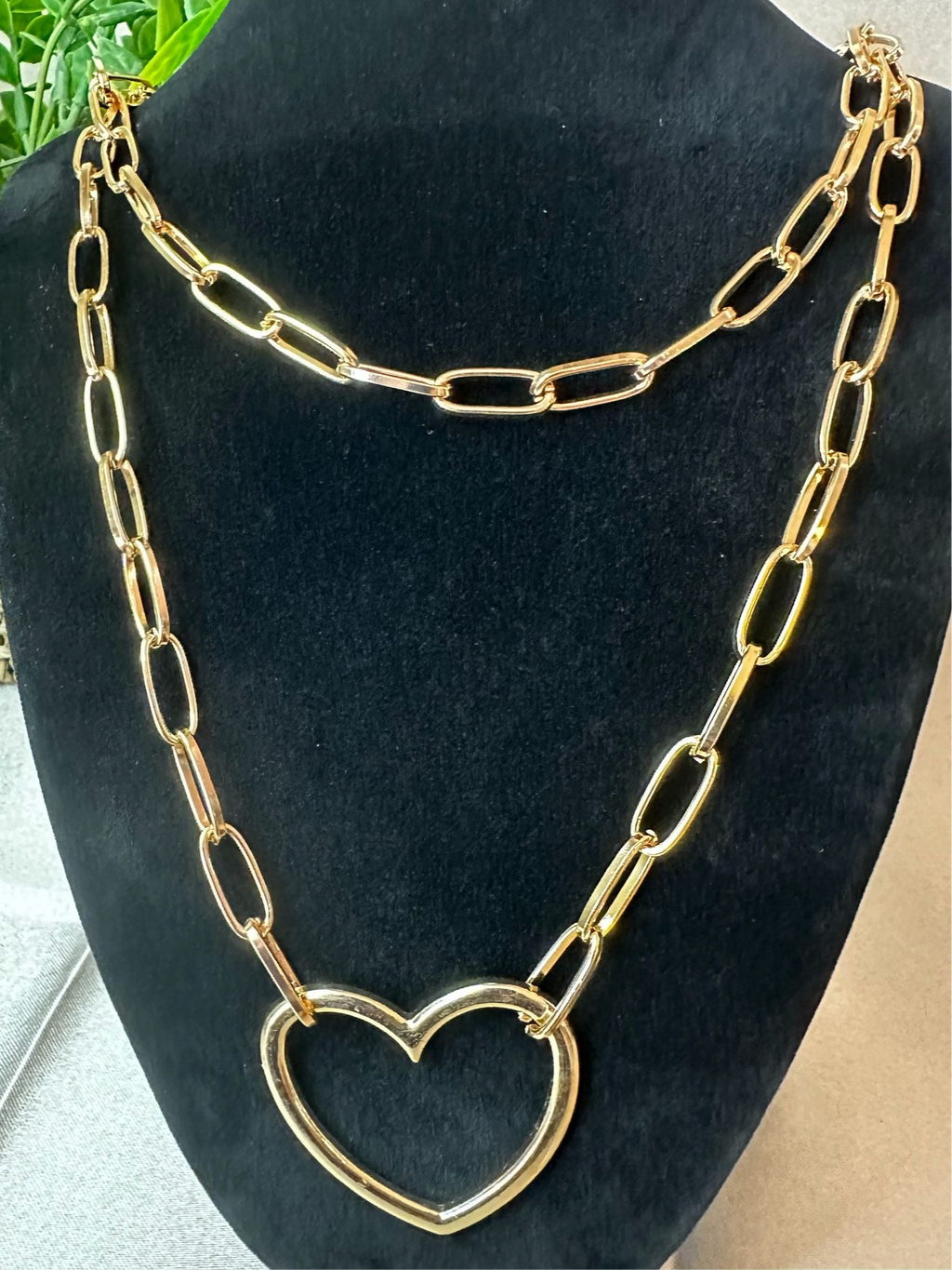 Long heart & links Neck