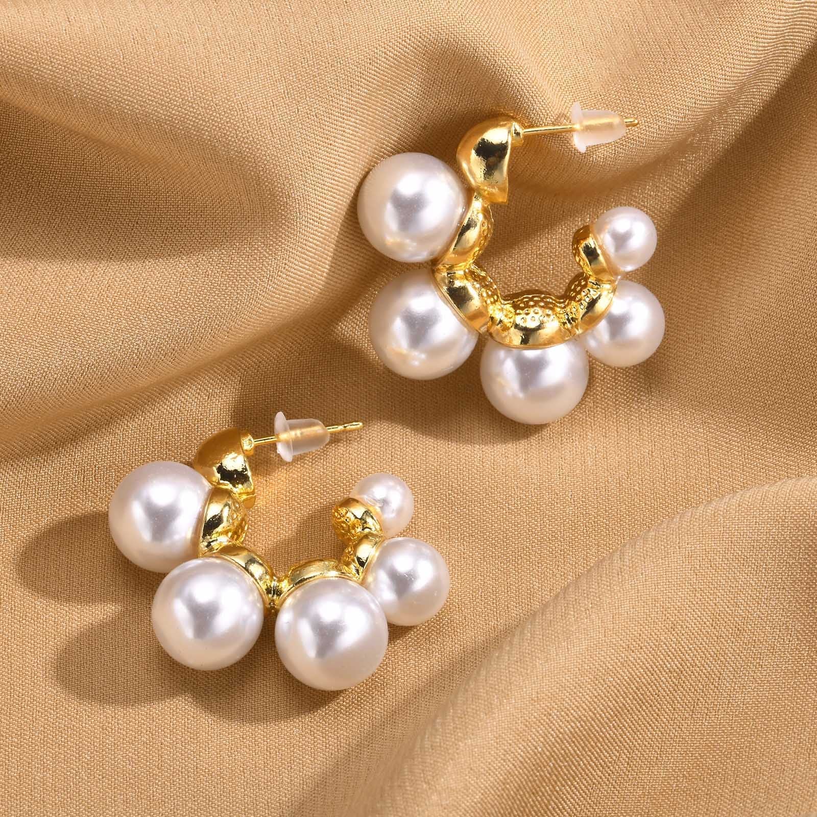 Pearl earrings