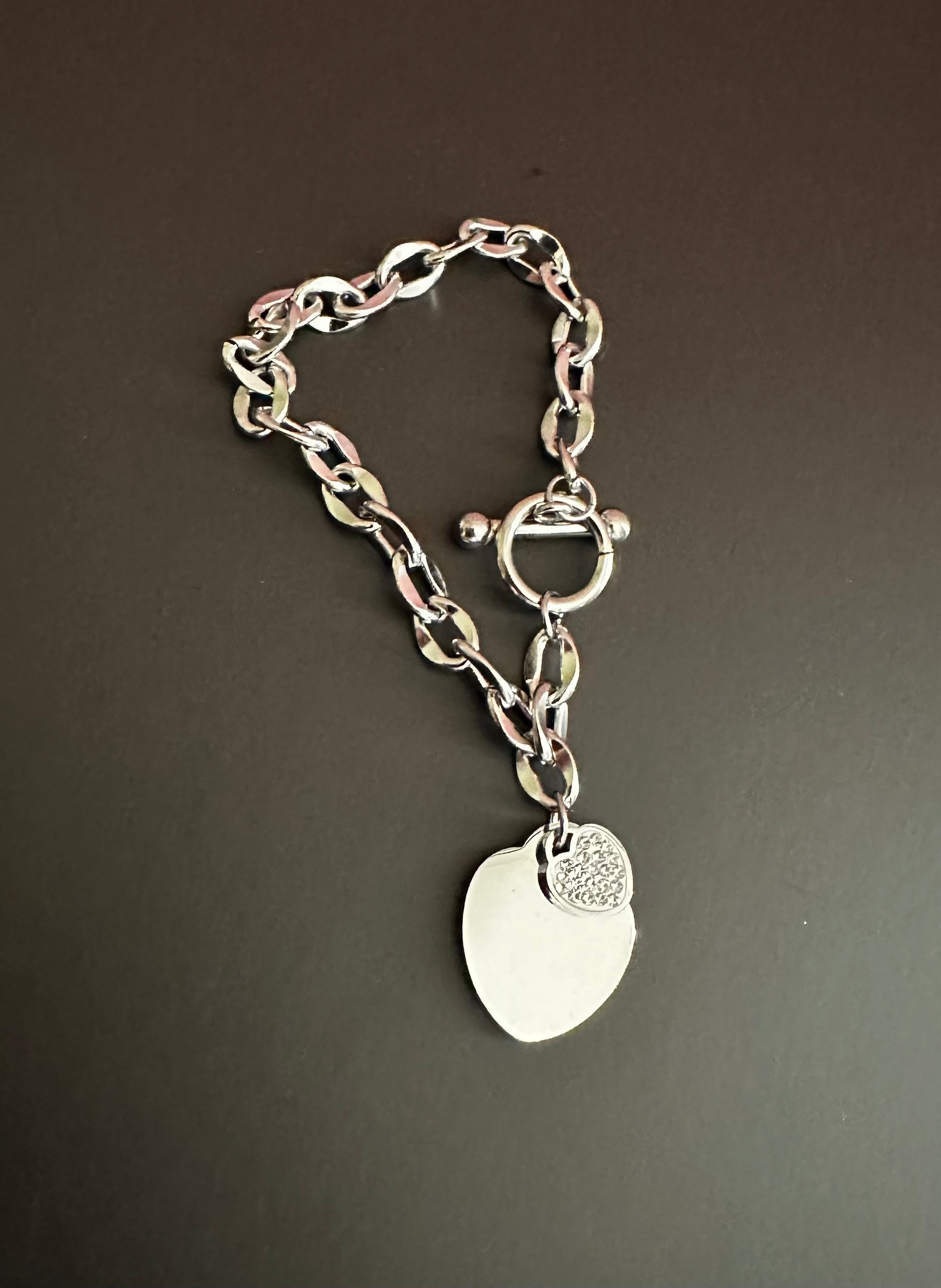 2 hearts bracelet