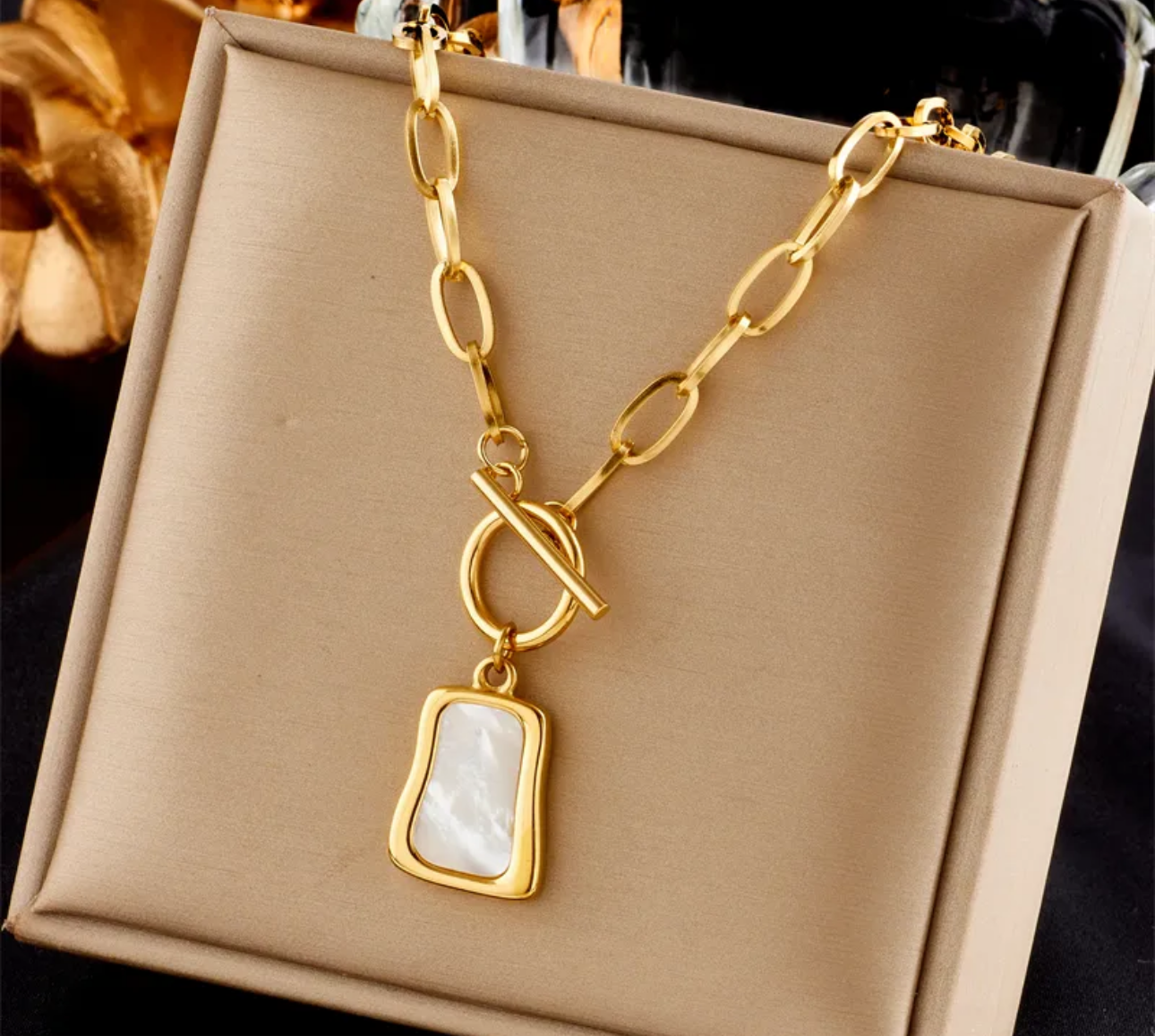 Gold necklace